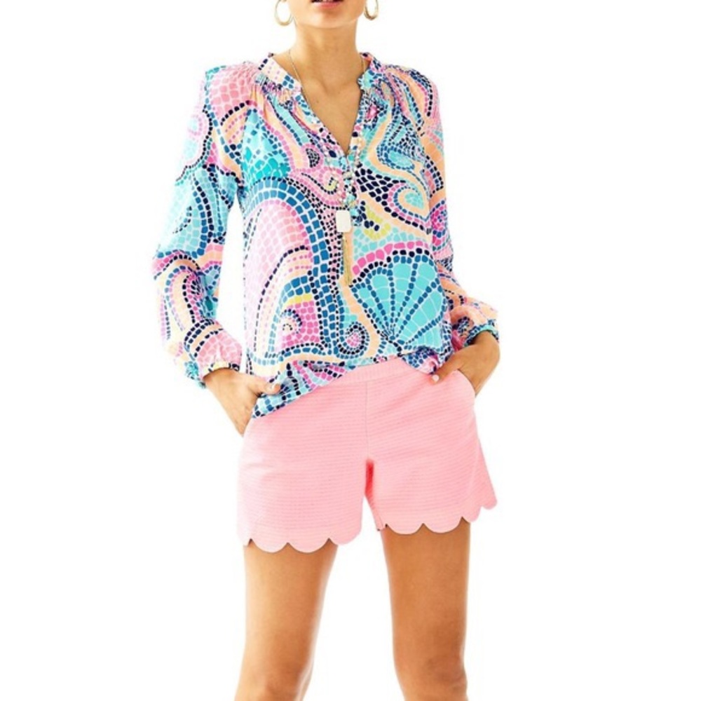 Lily Pulitzer Silk Top Size Small